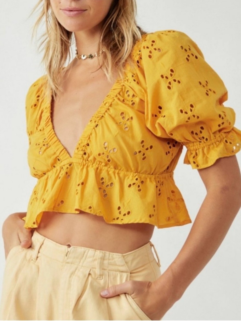 Free People Gardenia Top